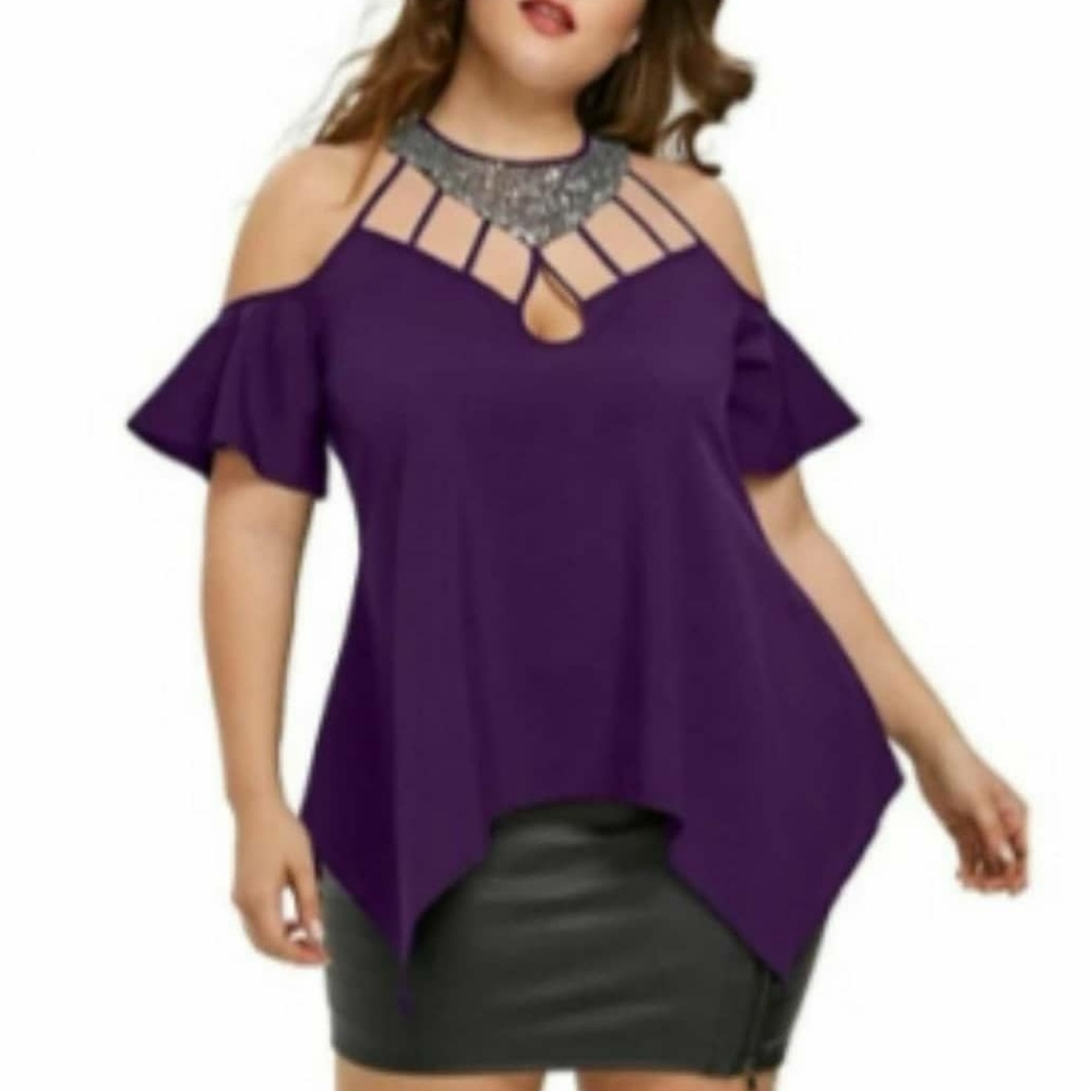 Purple sexy shirt